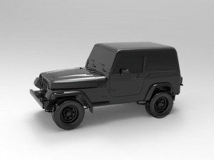 JEEP READY TO PRINT MODEL 3D Print Model
