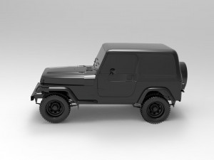 JEEP READY TO PRINT MODEL 3D Print Model
