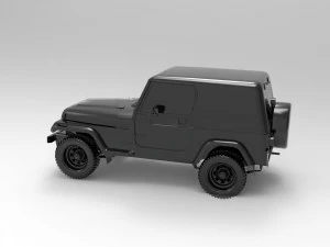 JEEP READY TO PRINT MODEL 3D Print Model