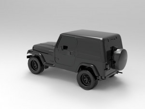 JEEP READY TO PRINT MODEL 3D Print Model