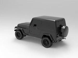 JEEP READY TO PRINT MODEL 3D Print Model