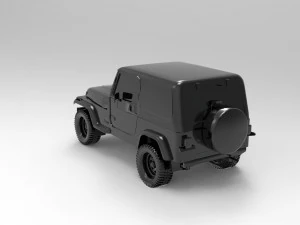 JEEP READY TO PRINT MODEL 3D Print Model