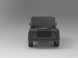 Land Rover Defender Car READY TO PRINT MODEL 3D 打印模型