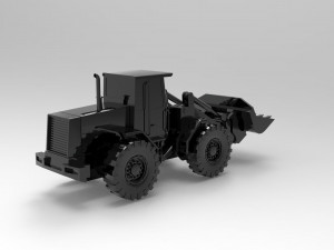 Volvo BM car READY TO PRINT MODEL Modelo de Impressão 3D