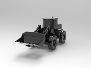 Volvo BM car READY TO PRINT MODEL 3Dプリントモデル