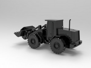 Volvo BM car READY TO PRINT MODEL 3Dプリントモデル