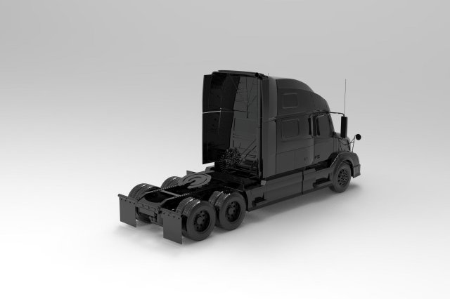 Tractor truck READY TO PRINT MODEL Modèles 3D en vedette .c4d .max .obj .3ds .fbx .stl .blend