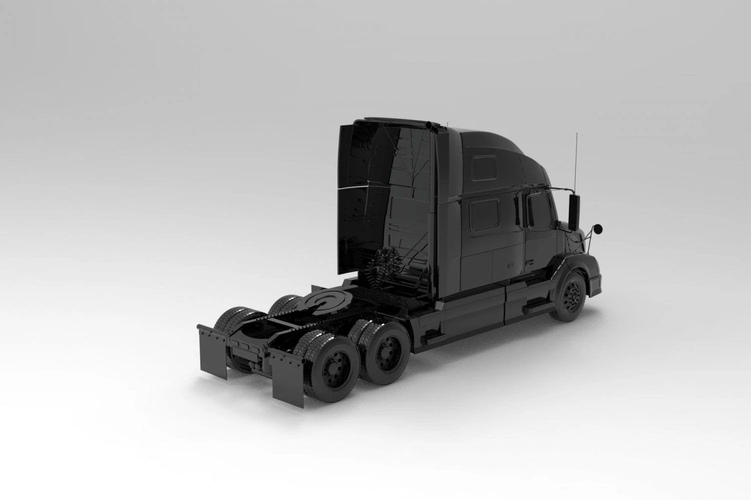 Tractor truck READY TO PRINT MODEL 3D Print Model .c4d .max .obj .3ds .fbx .stl .blend 