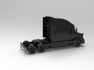 Tractor truck READY TO PRINT MODEL Modèles 3D en vedette