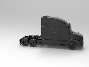 Tractor truck READY TO PRINT MODEL Modèles 3D en vedette