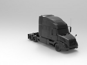 Tractor truck READY TO PRINT MODEL Modèles 3D en vedette