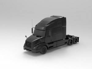 Tractor truck READY TO PRINT MODEL Modèles 3D en vedette