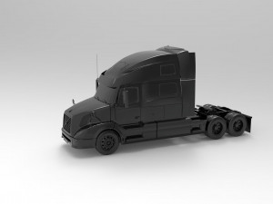Tractor truck READY TO PRINT MODEL Modèles 3D en vedette