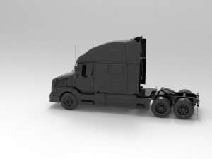 Tractor truck READY TO PRINT MODEL Modèles 3D en vedette