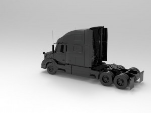 Tractor truck READY TO PRINT MODEL Modèles 3D en vedette