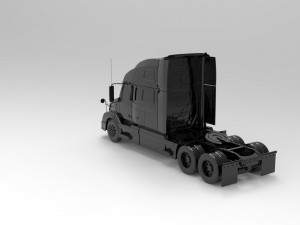 Tractor truck READY TO PRINT MODEL Modèles 3D en vedette