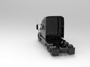Tractor truck READY TO PRINT MODEL Modèles 3D en vedette