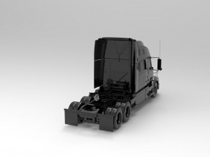 Tractor truck READY TO PRINT MODEL Modèles 3D en vedette
