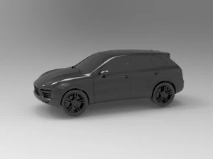 Porsche Cayenne II Turbo car READY TO PRINT MODEL 3D Print Model