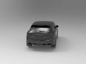 Porsche Cayenne II Turbo car READY TO PRINT MODEL 3D Print Model