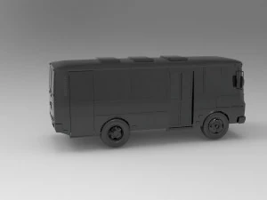 PAZ-3205 car - Bus READY TO PRINT MODEL 3D Print Model