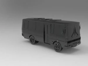 PAZ-3205 car - Bus READY TO PRINT MODEL 3D Print Model