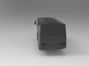 PAZ-3205 car - Bus READY TO PRINT MODEL Modèles 3D en vedette