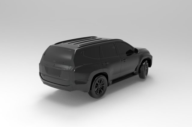 Mitsubishi Pajero Sport car READY TO PRINT MODEL 3D Print Model .c4d .max .obj .3ds .fbx .stl .blend 