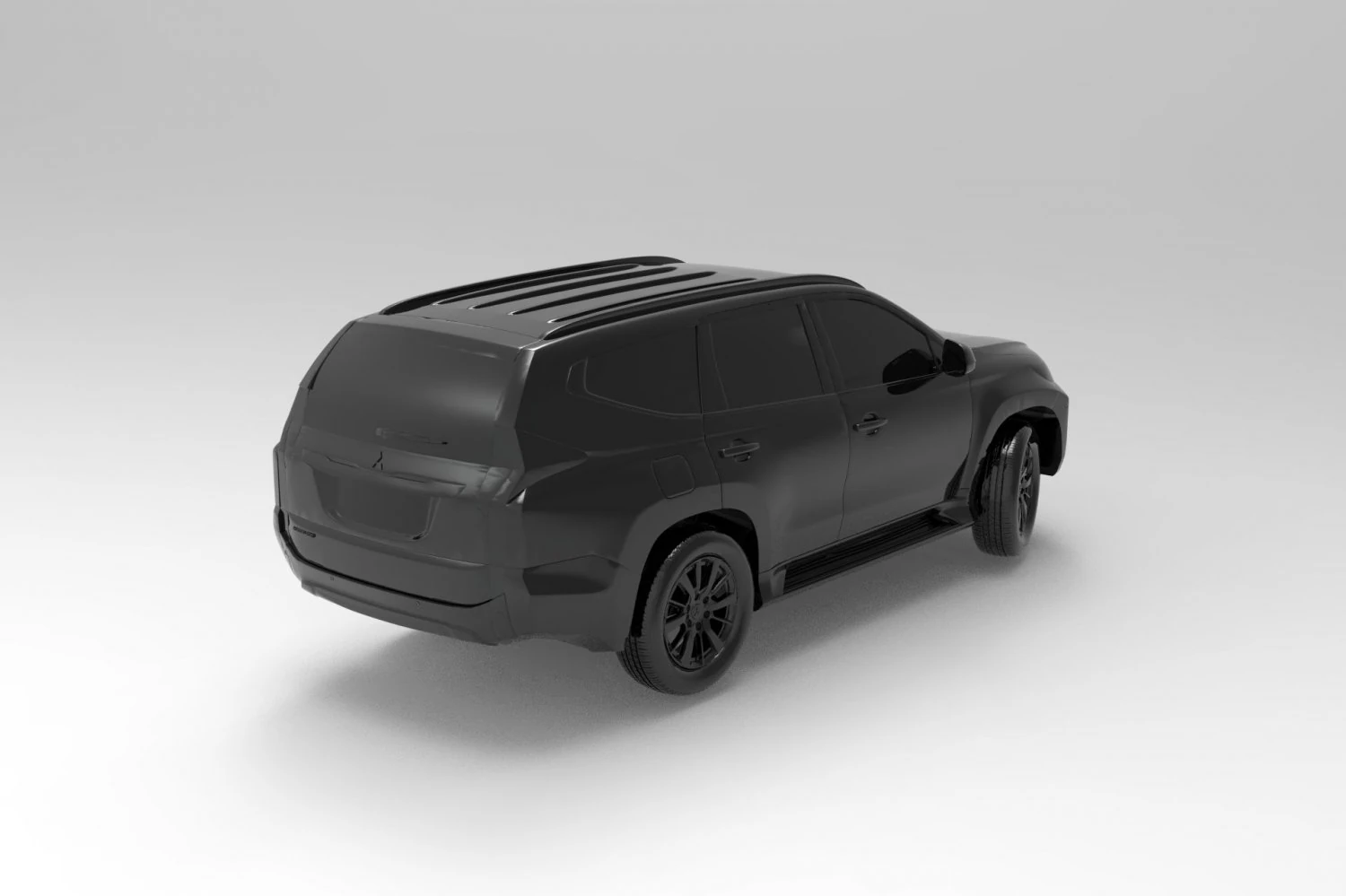 Mitsubishi Pajero Sport car READY TO PRINT MODEL 3D Print Model .c4d .max .obj .3ds .fbx .stl .blend 