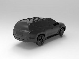 Mitsubishi Pajero Sport car READY TO PRINT MODEL Modelo de Impressão 3D
