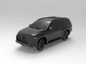 Mitsubishi Pajero Sport car READY TO PRINT MODEL 3D Print Model