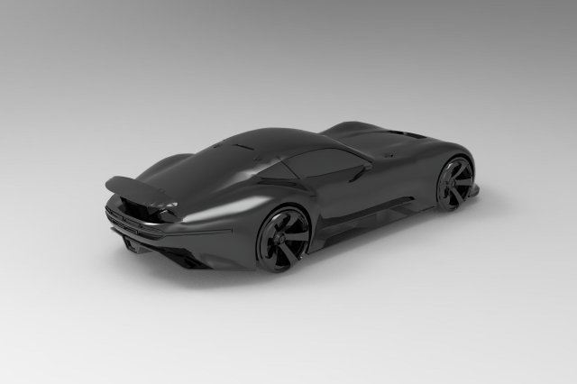 Mercedes Benz Vision Gran Turismo Concept car READY TO PRINT MODEL Modèles 3D en vedette .c4d .max .obj .3ds .fbx .stl .blend 
