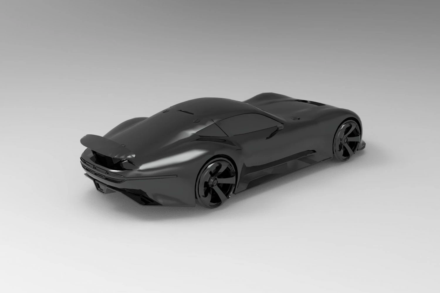 Mercedes Benz Vision Gran Turismo Concept car READY TO PRINT MODEL 3D Print Model .c4d .max .obj .3ds .fbx .stl .blend 
