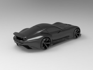 Mercedes Benz Vision Gran Turismo Concept car READY TO PRINT MODEL Model do druku 3D