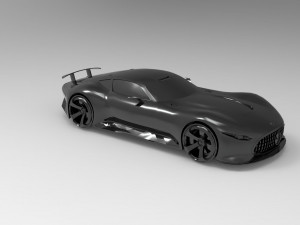 Mercedes Benz Vision Gran Turismo Concept car READY TO PRINT MODEL Modèles 3D en vedette