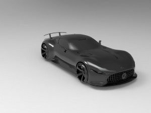 Mercedes Benz Vision Gran Turismo Concept car READY TO PRINT MODEL Modèles 3D en vedette