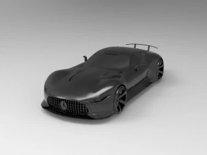 Mercedes Benz Vision Gran Turismo Concept car READY TO PRINT MODEL 3D Print Model