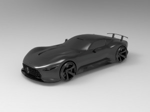 Mercedes Benz Vision Gran Turismo Concept car READY TO PRINT MODEL Modèles 3D en vedette