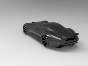 Mercedes Benz Vision Gran Turismo Concept car READY TO PRINT MODEL Modèles 3D en vedette