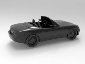 Mazda MX5 READY TO PRINT MODEL 3D Print Model