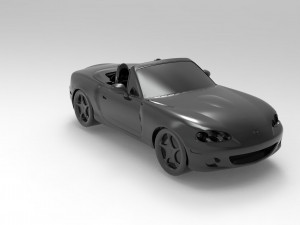 Mazda MX5 READY TO PRINT MODEL Modello di stampa 3D
