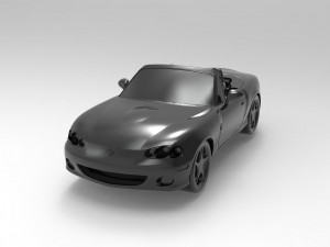 Mazda MX5 READY TO PRINT MODEL Modello di stampa 3D