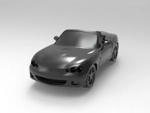 Mazda MX5 READY TO PRINT MODEL 3D Print Model