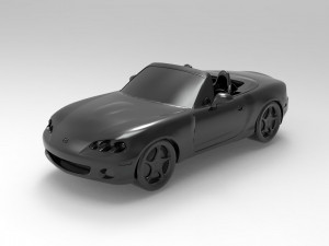 Mazda MX5 READY TO PRINT MODEL Modello di stampa 3D