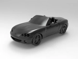Mazda MX5 READY TO PRINT MODEL 3D Print Model