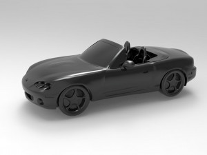 Mazda MX5 READY TO PRINT MODEL Modello di stampa 3D