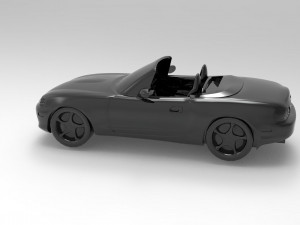 Mazda MX5 READY TO PRINT MODEL Modello di stampa 3D