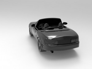Mazda MX5 READY TO PRINT MODEL Modello di stampa 3D