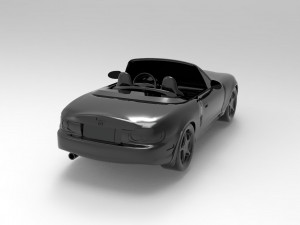Mazda MX5 READY TO PRINT MODEL Modello di stampa 3D