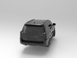 Lexus LX 570 car READY TO PRINT MODEL 3D Принт Модель